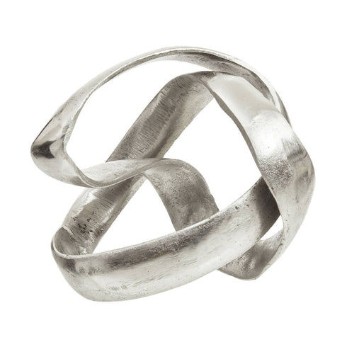 Luna Silver Knot Sculpture